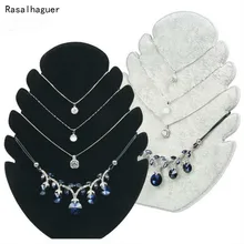 Fashion Hot Black/Gray Jewelry Display Stands With High Quality Plush Fabric Composed Necklace/Pendant Holder Jewelry  Hanging