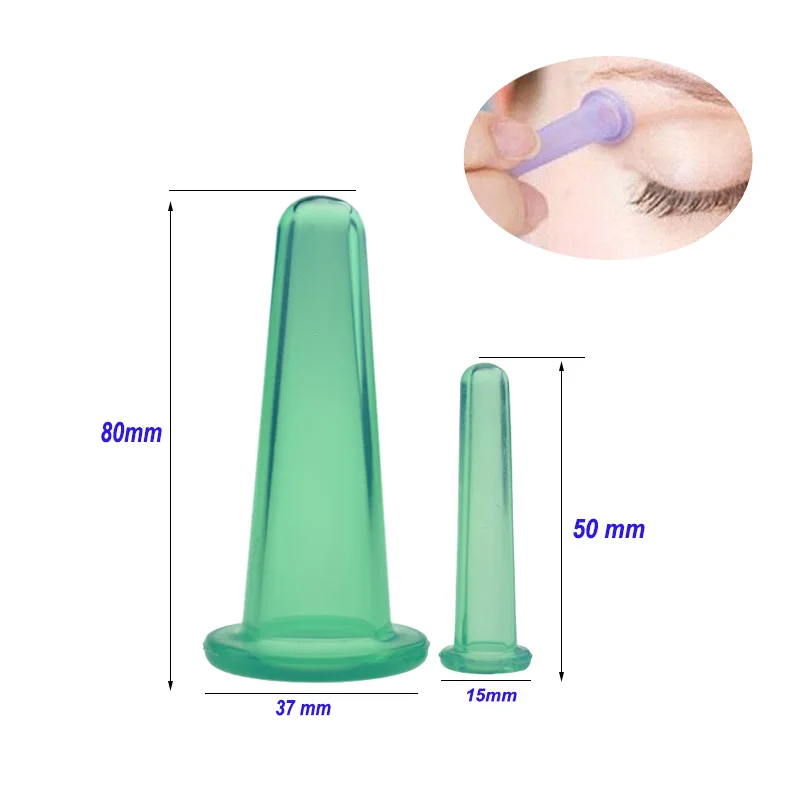 

4pcs Silicone Vacuum Cupping Set Cans Jar Cupping Silicone Cups Jar Vacuum Cupping Cans