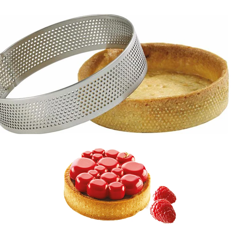 Meibum круглый французский десерт из нержавеющей стали Tart кольцо сырный мусс форма