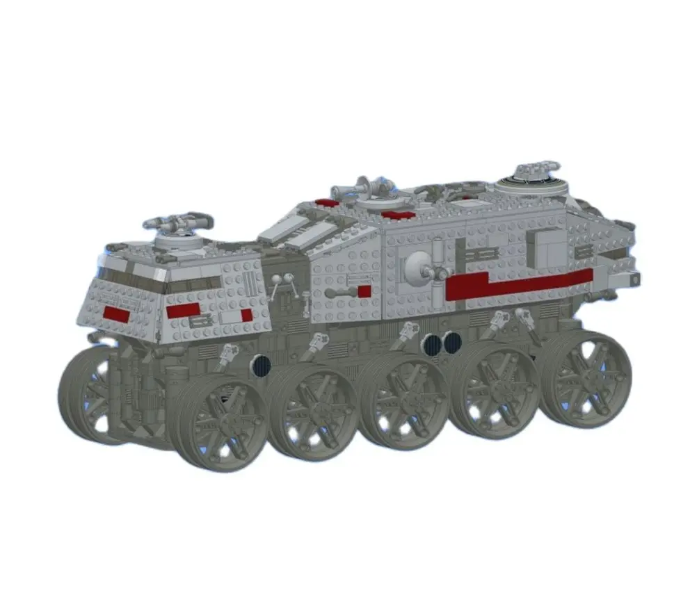 Конструктор MOC UCS Красный Танк комплект строительных блоков для звездных