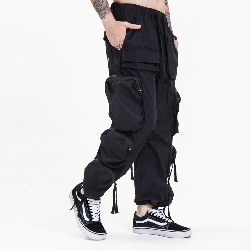 GTDOM мужские модные с карманами несколько карманов функциональные коротким