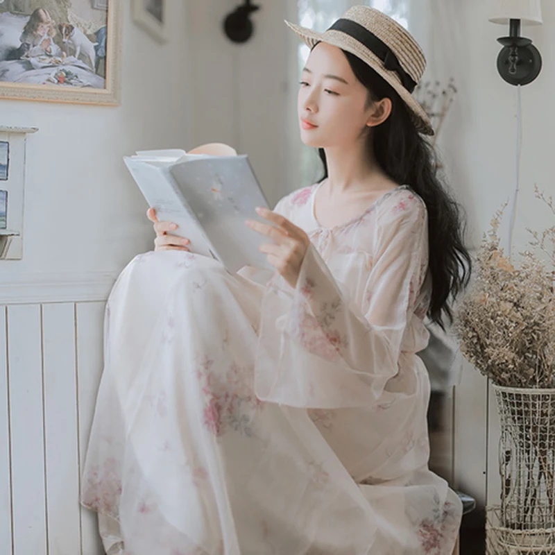 Женское шифоновое платье с расклешенным рукавом Длинное Элегантное приталенное