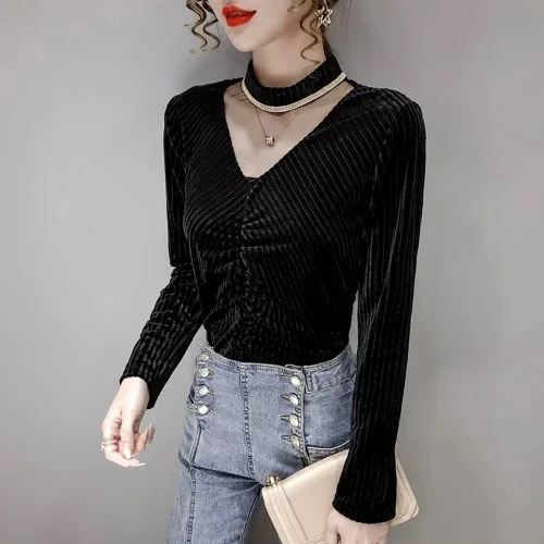 

Women black Shirt Fashion T-ShirtT Shirt Tees short sleeve