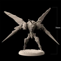 75mm resin model bee man warrior figure unpainted dw 024
