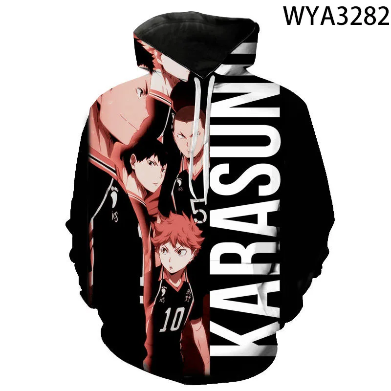 

New Spring Autumn Hoodies Men Women Children Sweatshirt Anime Haikyuu Hinata Shoyo 3D Printed Casual Boy Girl Kids Cool Pullover