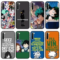 my hero academy anime phone case for samsung galaxy a72 a52 a71 a51 a70 a50 a30 a20 a10 20e a90 a6 a7 a8 a9 j4 j6 plus case