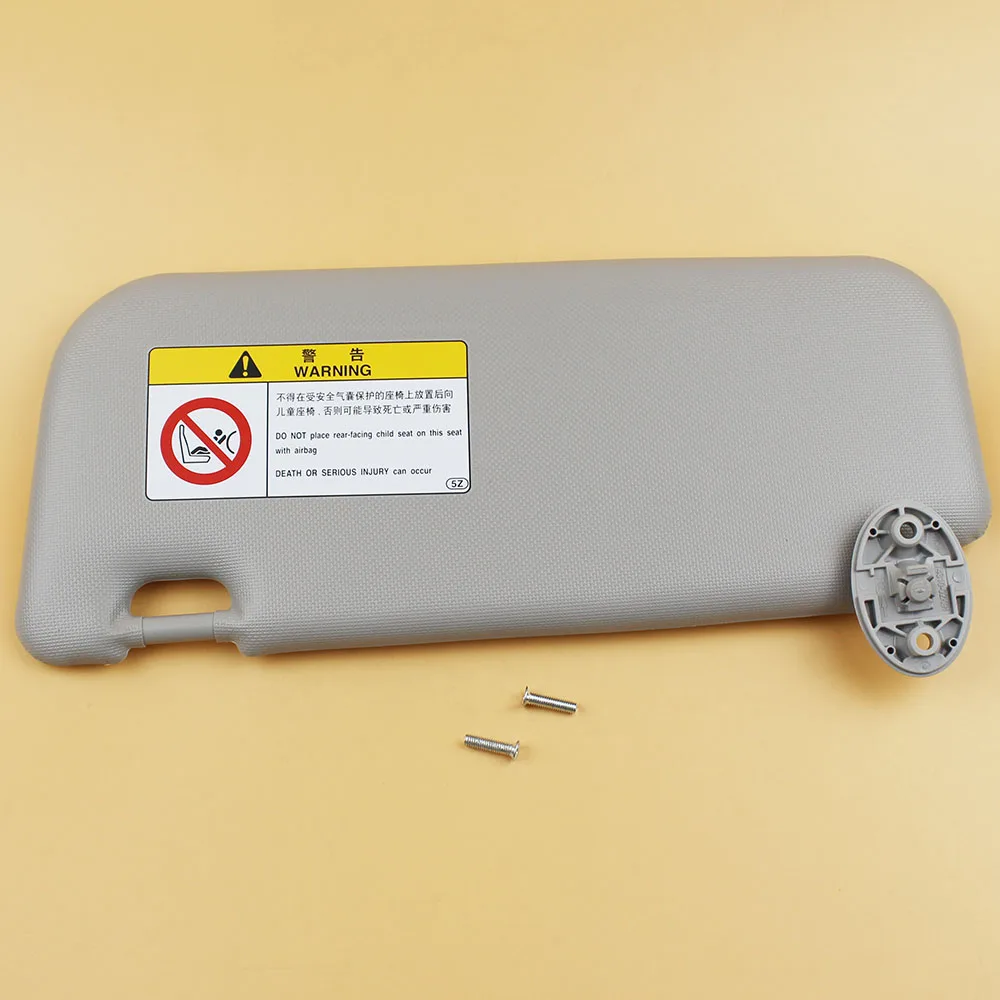 Автомобильные аксессуары серый солнцезащитный козырек с макияжным зеркалом и