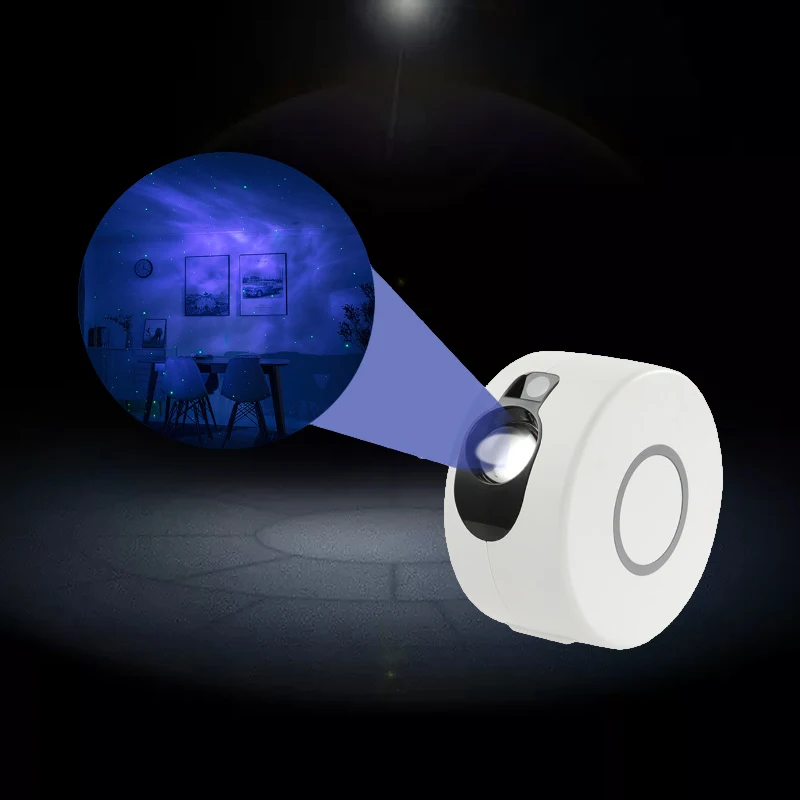 Starry Sky Projector Usb Wireless Remote Control Rotating Colorful Night Light Romantic Led Star Projection Lamp Children Gift | Лампы и