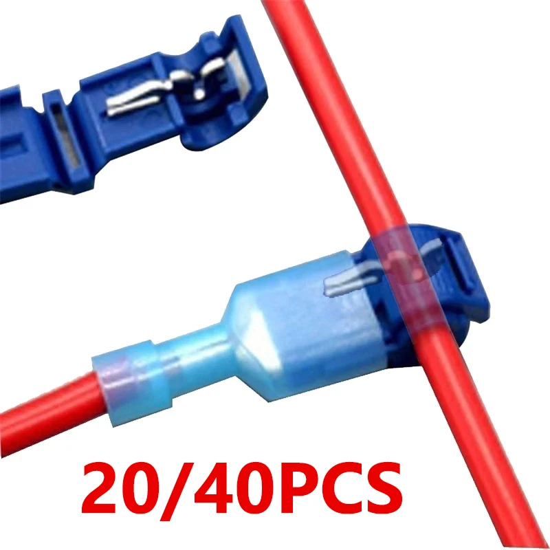 20/40 шт. быстрый Электрический кабель Разъемы оснастки фиксатор соединения