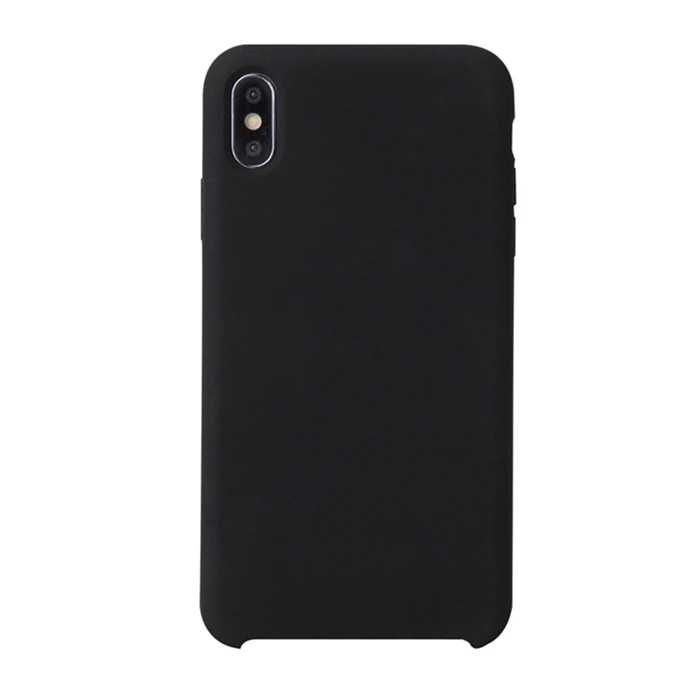 1-Black G чехол, Модный Чистый жидкий силиконовый чехол для телефона для iPhone X, iPhone Xs, мягкий чехол для телефона для iPhone XR, iPhone XS MAX, чехол для телефона - Цвет: 1-Black
