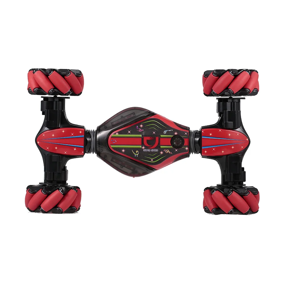 Новинка 2 4 ГГц 4WD RC трюк автомобиль внедорожный с подсветкой деформируемый