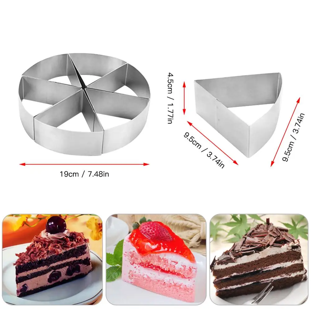 6 точек треугольная форма круглая муссовая кольцевая из нержавеющей стали для