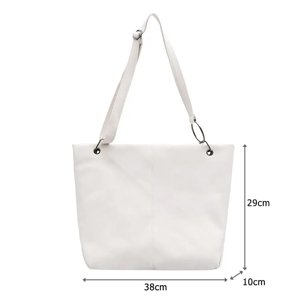 

Women Shoulder Crossbody Bag Adjustable Solid PU Leather Large Capacity Tote Casual Ladies Travel Shopping Handbag