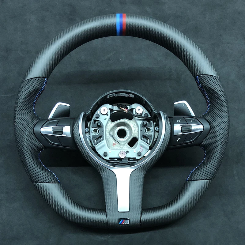 Рулевое колесо из настоящего углерода для BMW M Sport F30 F31 F34 F10 F11 F07 F45 F46 F22 F23 M235i M240i |
