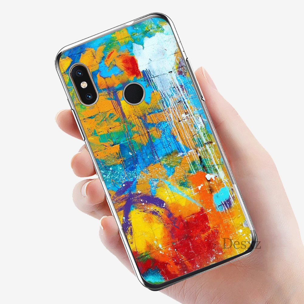 Чехол для телефона Xiaomi Redmi GO 7 S2 4A 4X5 5A плюс 6 6A 8A 7A K20 Pro крышка красочные граффити
