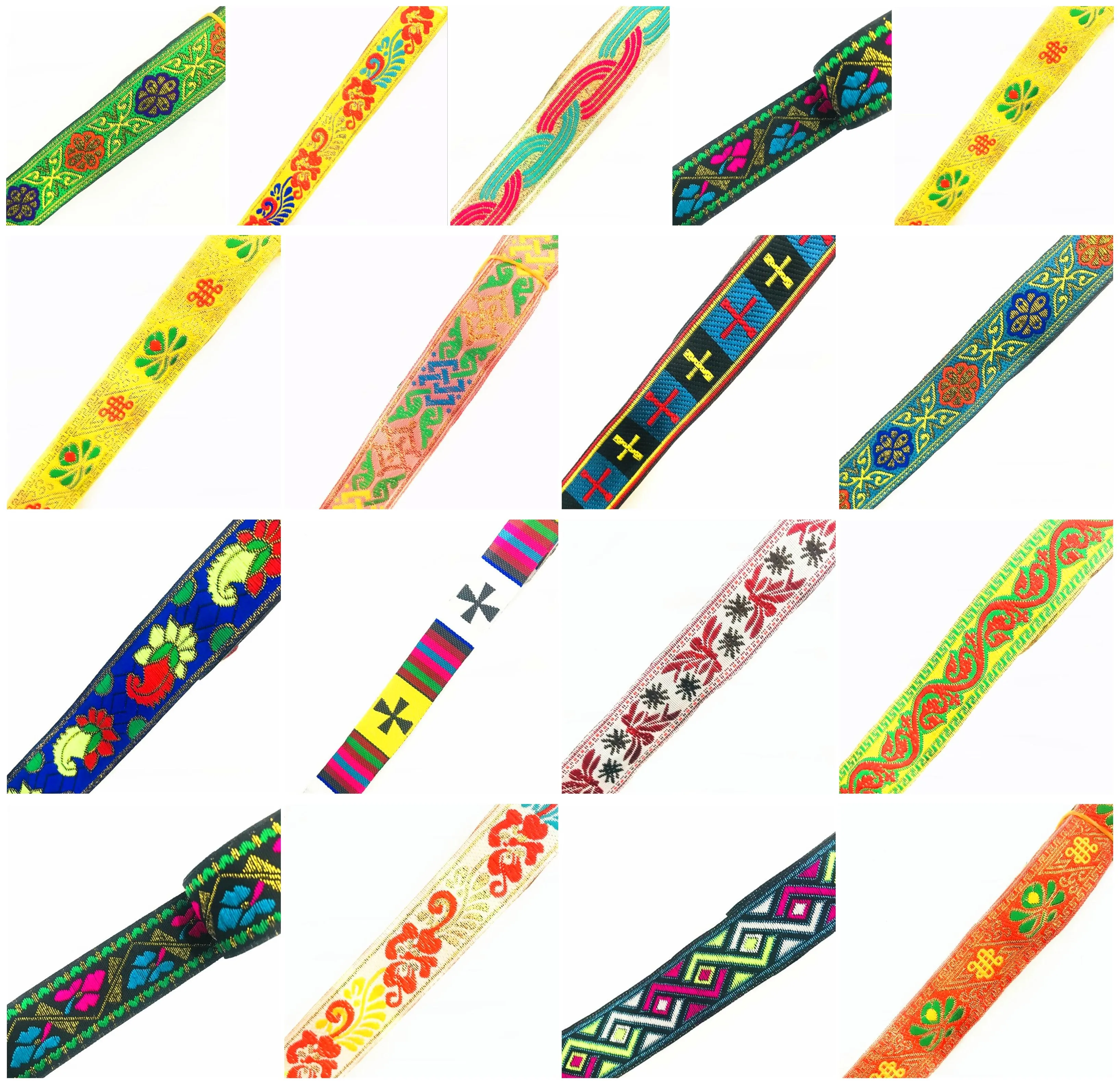 Лента с цветочной вышивкой шириной 25 мм кружевная обрезная ткань жаккардовая