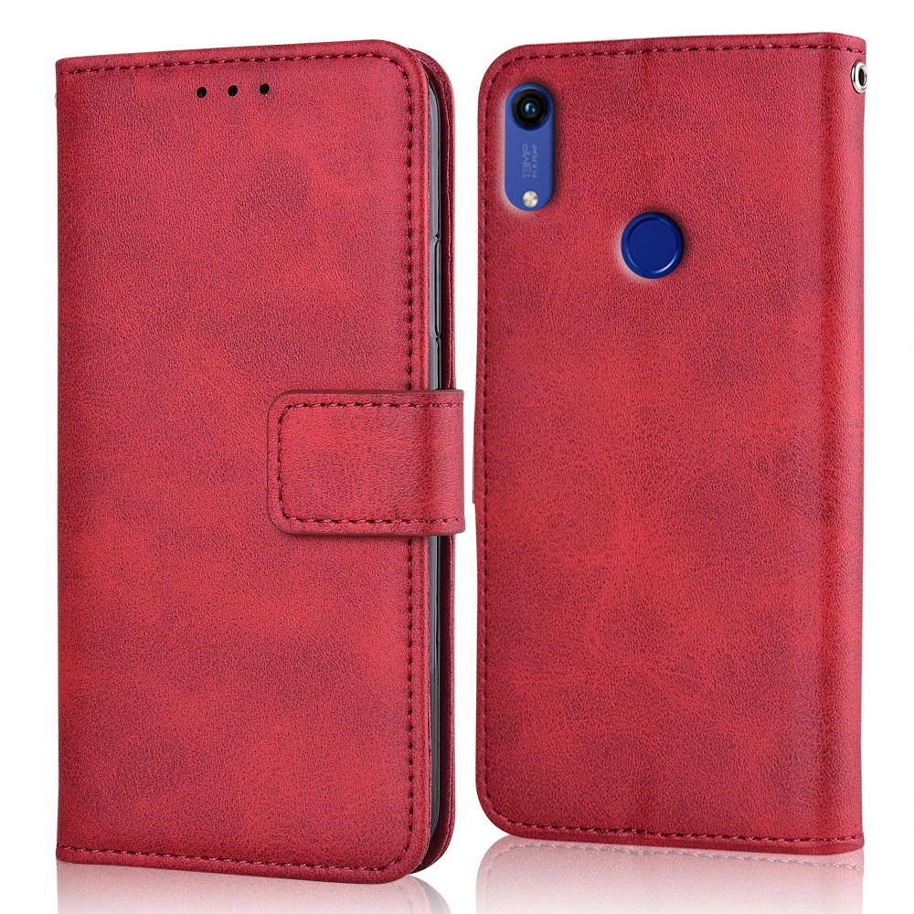 niu-Red Для huawei Honor 8A JAT-L29 чехол для huawei 8A 8 Coque Роскошный чехол-портмоне для huawei JAT-L29 книжка откидная крышка - Цвет: niu-Red