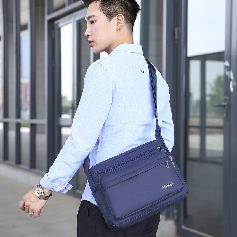 

2021 New Famous Brand Nylon Men Bag Casual Business Men Shoulder Bags Fashion Men's Crossbody Bag Male Messenger Bags