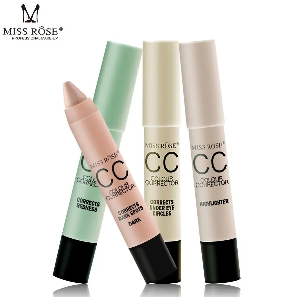 Консилер для макияжа MISS ROSE CC Обрезной карандаш уход за лицом косметика консилер