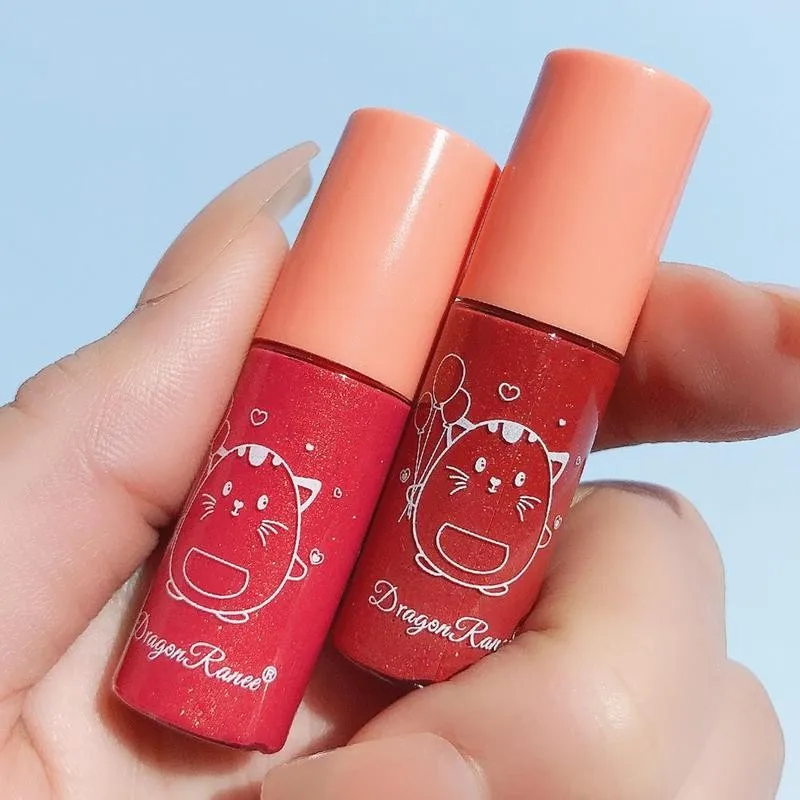 

1PCS Mini Shiny Lip Gloss Sexy Moisturizing Long Lasting Lip Color Liquid Tint Lipstick 10Colors Crystal Pigment Jelly D8F8