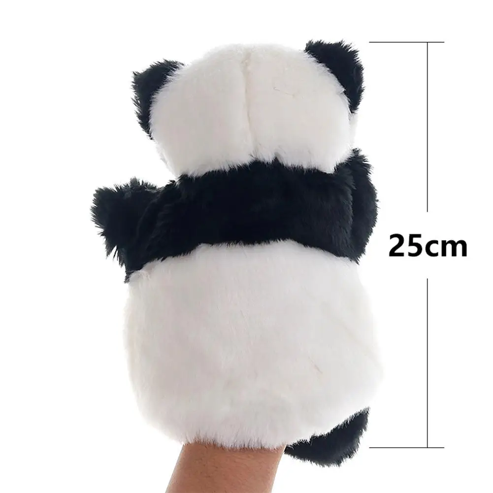 

Cute Panda Animal Hand Puppet Plush Doll Kindergarten Children Educational Toy Parent-Child Interactive Game Toys