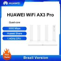 brazil version huawei ax3 pro router wifi 6 3000mbps quad core wi fi wireless router quad amplifiers repeater network router