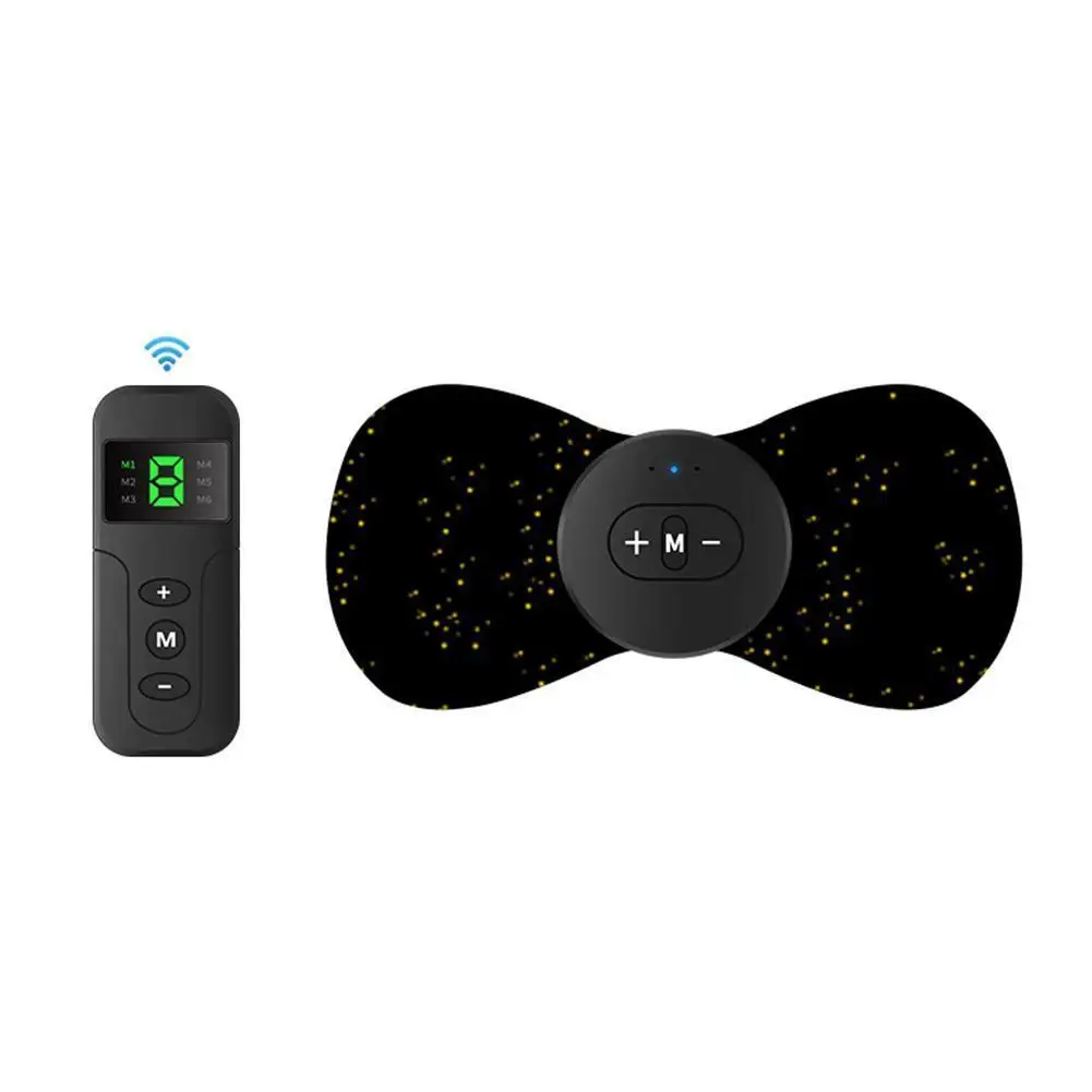 

Remote Control Electric Cervical Mini Massage Patch Shoulder Neck Instrument Massager Muscle Relaxation Physiotherapy Vibra P3X3