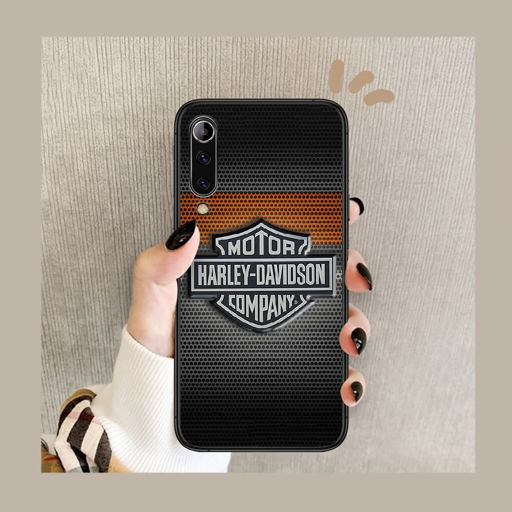 

Harley Davidson Motorcycle Brand Phone case For Xiaomi Mi note 10 A3 9 MAX 3 A2 8 9 Lite Pro ultra black Shell Trend Cover Soft