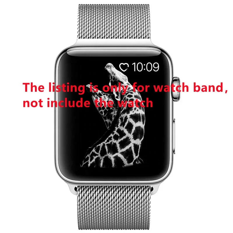 38MM 40MM 42MM 44MM Stainless Steel Milanese  Watch Band Strap Fit For Apple Watch