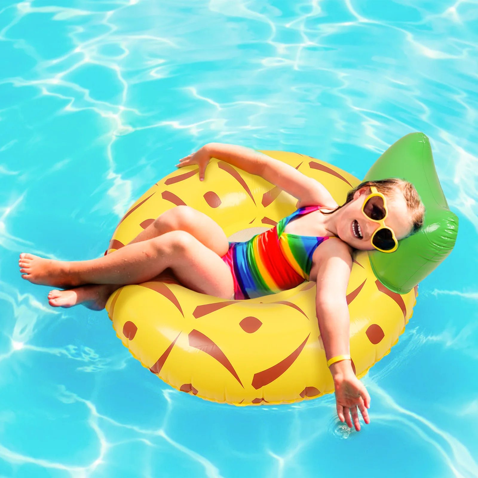 

Inflatable Pool Float Circle Swimming Ring For Kids Adults Swimming Float Air Mattress Beach Party Pool Toys