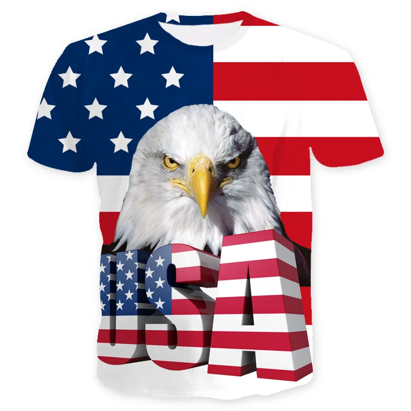 

Fashion and Realistic 3D Fox Animal Print Loose Large Size Men's T-Shirt Summer New Casual Round Neck Short-Sleeved Men's Shirt