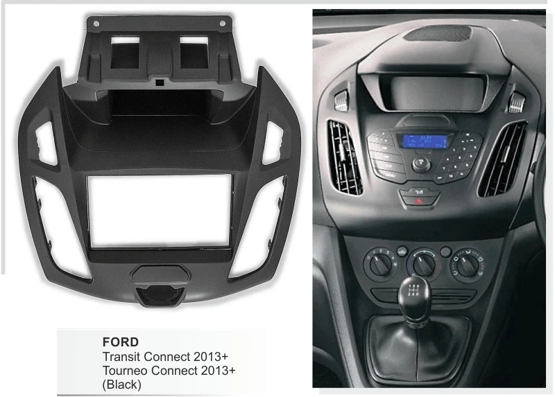 Facia для Ford Transit Connect Tourneo 2013 + с переключателем радио DVD стерео CD панель комплект