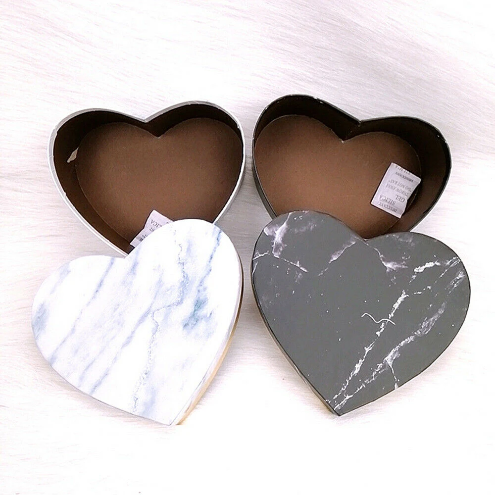 

3pcs Gift Box Heart Shaped Packaging Storage Wrapping Holiday Supplies