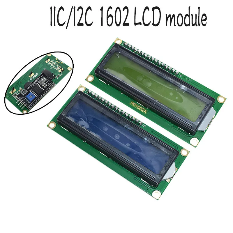 1 шт. модуль ЖКД синий экран IIC/igc 1602 для arduino 1602 lcd UNO r3 mega2560 зеленый экран
