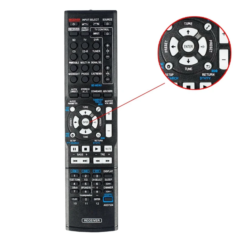 Axd7534 новый пульт дистанционного Управление для Pioneer Av ресивер дома Театр Vsx-819H-S