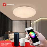 smart led ceiling light wifi app smart remote control 60w 72w bedroom kitchen living room ceiling lamp rgb dimming
