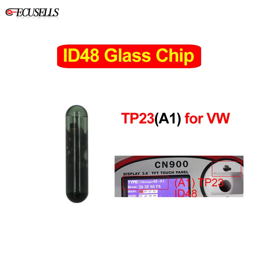 CAN ID48 A1 Megamos криптовалюдер TP23 ID 48 Чип-ключ для автомобиля чип стеклянный новый ключ