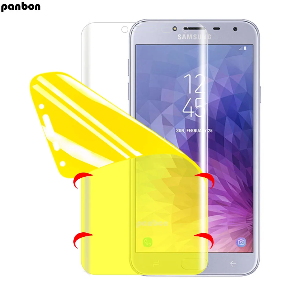 Гидрогель для Samsung galaxy J4 J6 Plus J7 J5 J3 J2 core Pro 2018 2017 полноразмерный передний экран