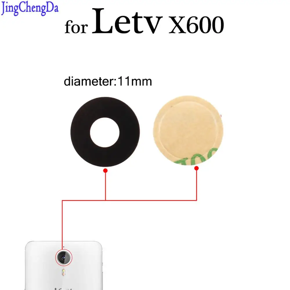 JCD для Letv Leeco Le Max 2/Pro/1s/1 Сменный стеклянный объектив камеры X900 Max2 X820 X500 X600 X620 2