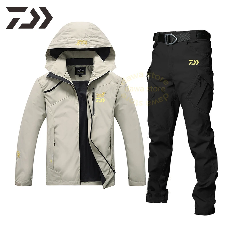 

Daiwa Fishing Suit Waterproof Fishing Clothes Breathable Fishing Clothing Men Outdoor Fishing Pants Waterproof Fishing Shirts