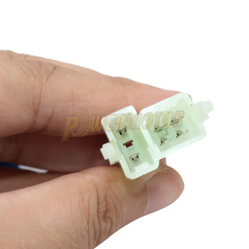 Мощный двигатель квадратная вилка 6 контактный AC Racing CDI Алюминий для 150cc 200cc 250cc Roketa