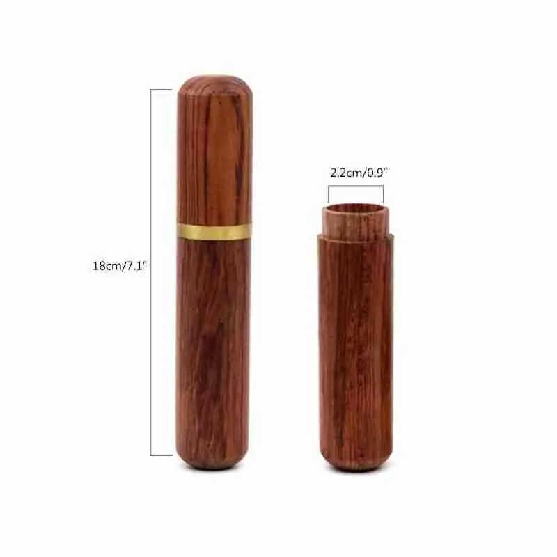 

Rosewood Cuban Cigar Tube Moisturizing Moisturizing Solid Wood Cigar Tool Box Accessories Portable Travel Single Pack Gift