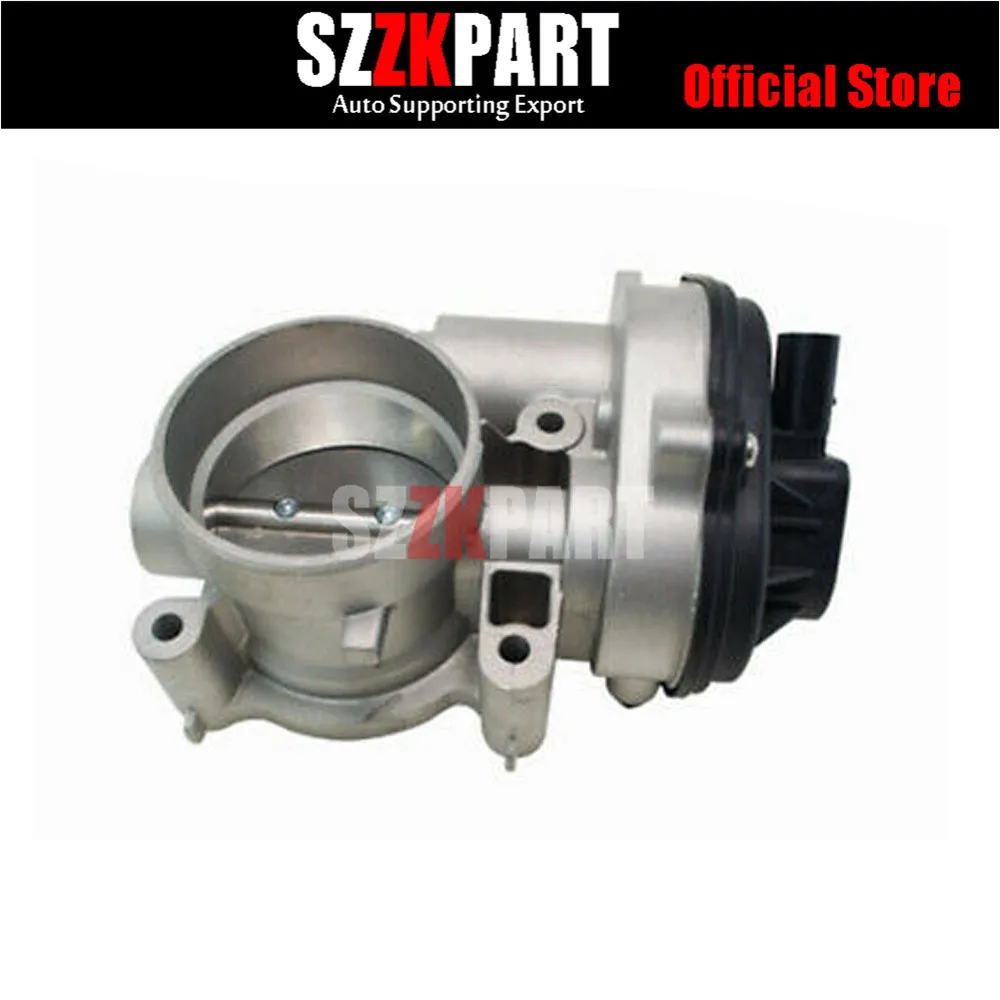 

60mm Throttle Body For Ford For Focus Fiesta ST 150 Fusion Mondeo 1.8T/2.0T 2.3 2.5L 1556736 4M5U9E927DC 4F9U9E928AC