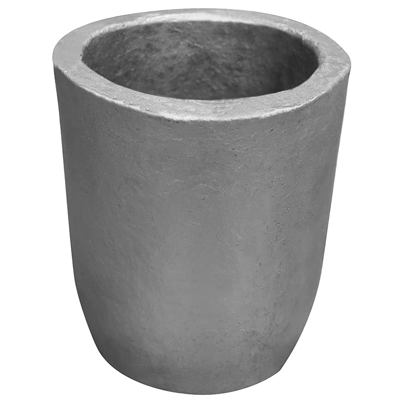 NO.3 silisyum karbür grafit pota, eritme için potalar Metal, dayanım, erime döküm rafineri alüminyum altın
