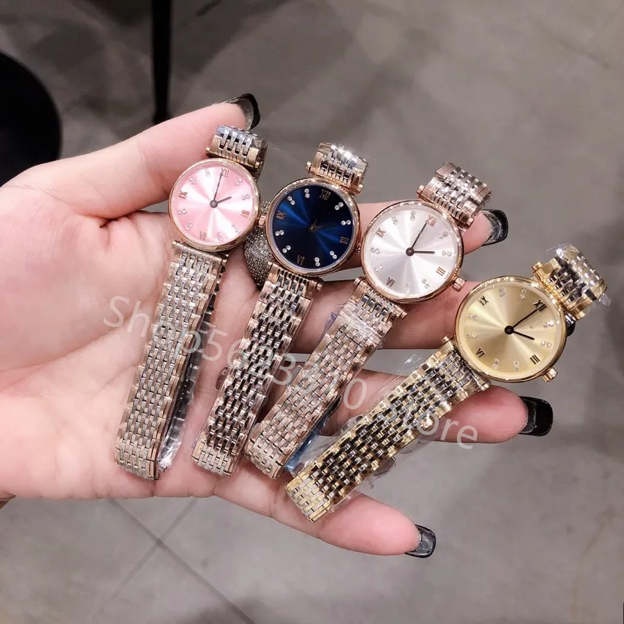 Роскошные брендовые старшие серебряные часы CZ кварцевые наручные женские из