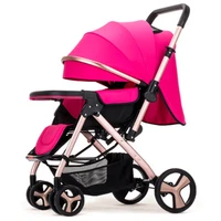 foldable travel umbrella baby stroller carriage buggy pushchair pram newborn baby trolley universal casters