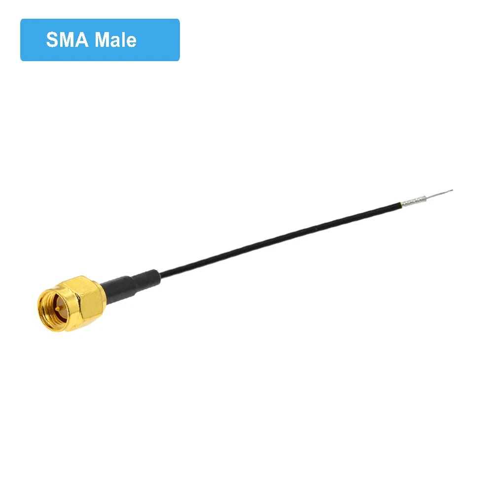 Кабель RF1.13 100 шт. односторонний разъем SMA штекер/гнездо к печатной плате