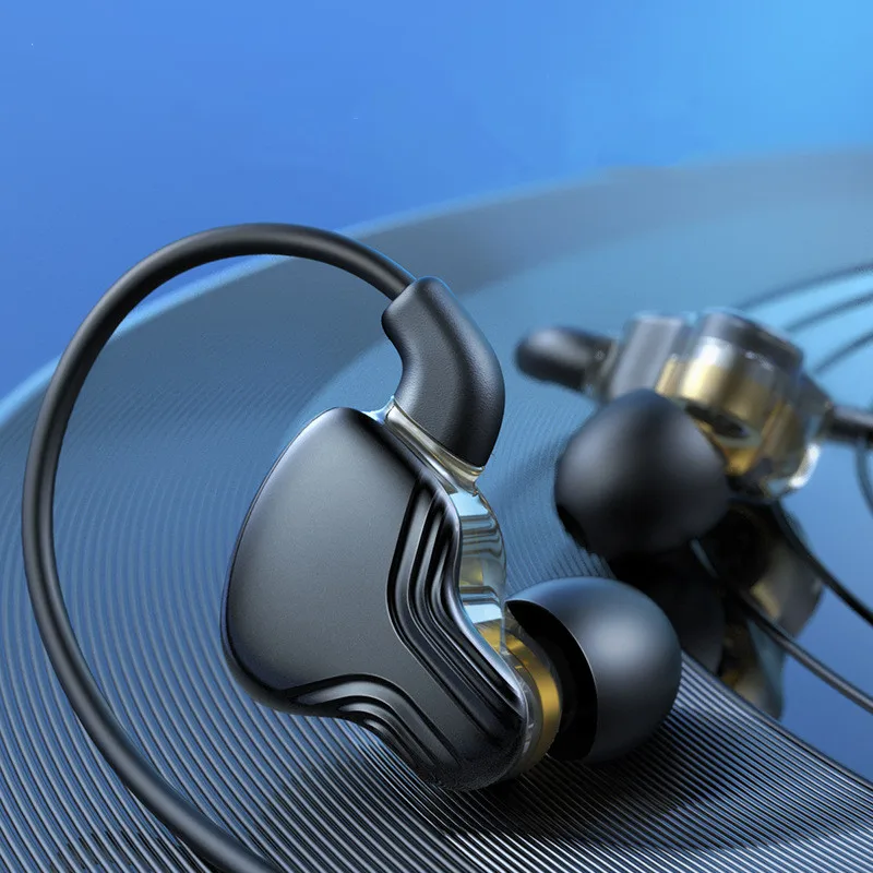 Наушники с двойным драйвером гибридный двойной драйвер динамические стерео