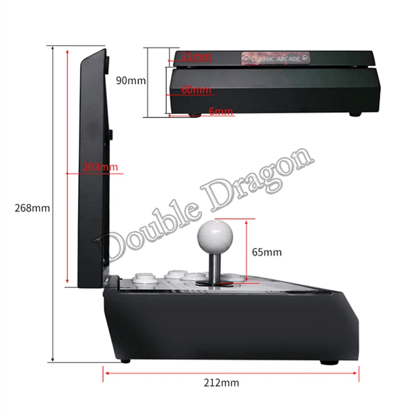 10-дюймовый Box 6S аркадный джойстик машина видео игровая консоль бартоп мультиигры