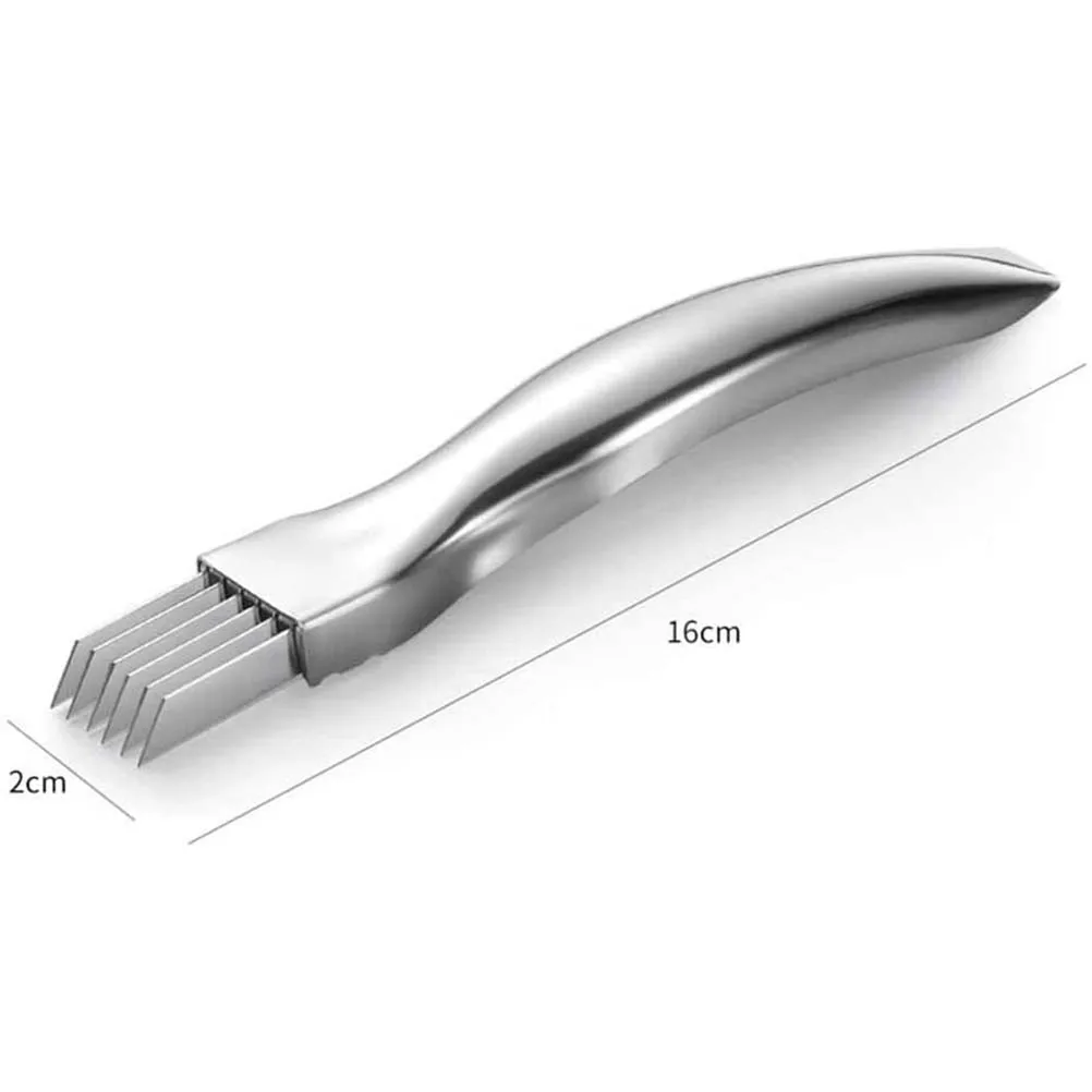 

1 PCS Kitchen Shred Silk Knife Manual Food Chopper Stainless Steel Onion Slicer For Kitchen Tool